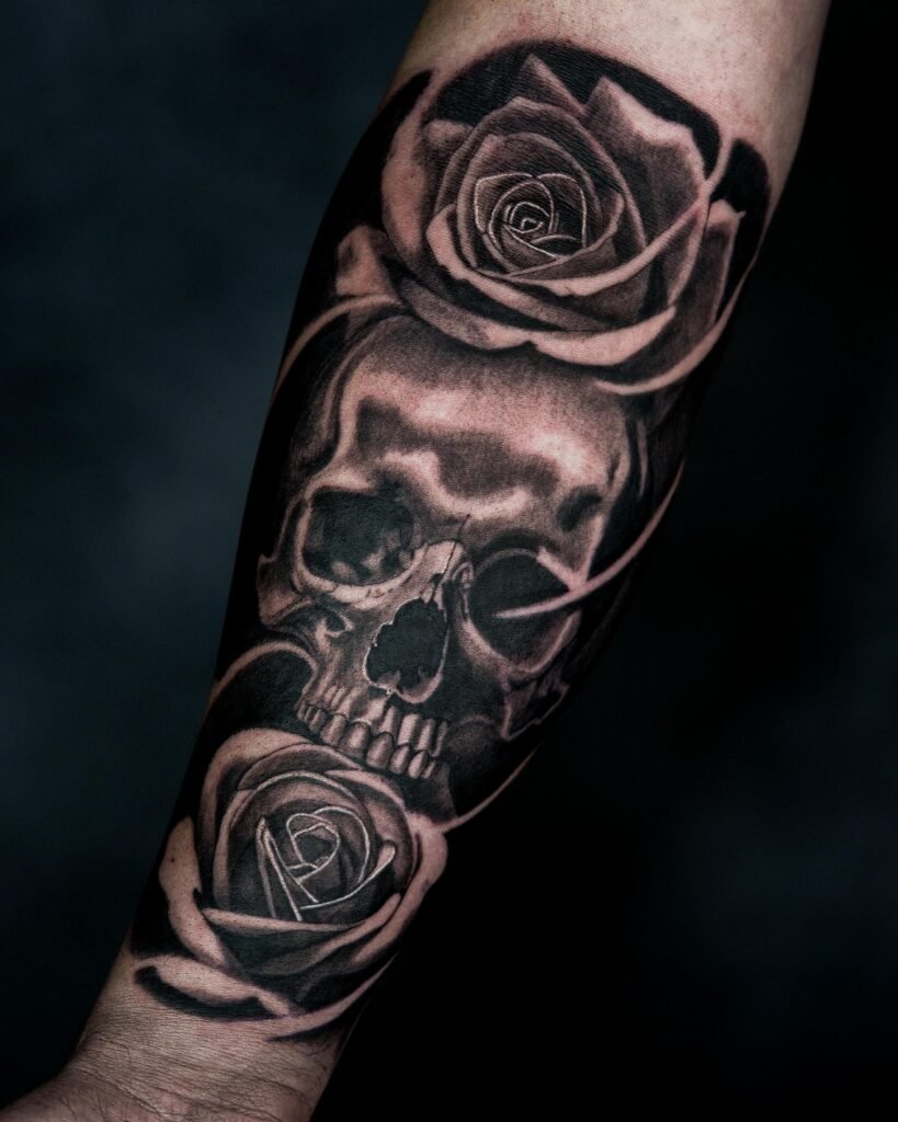Skull and Rose