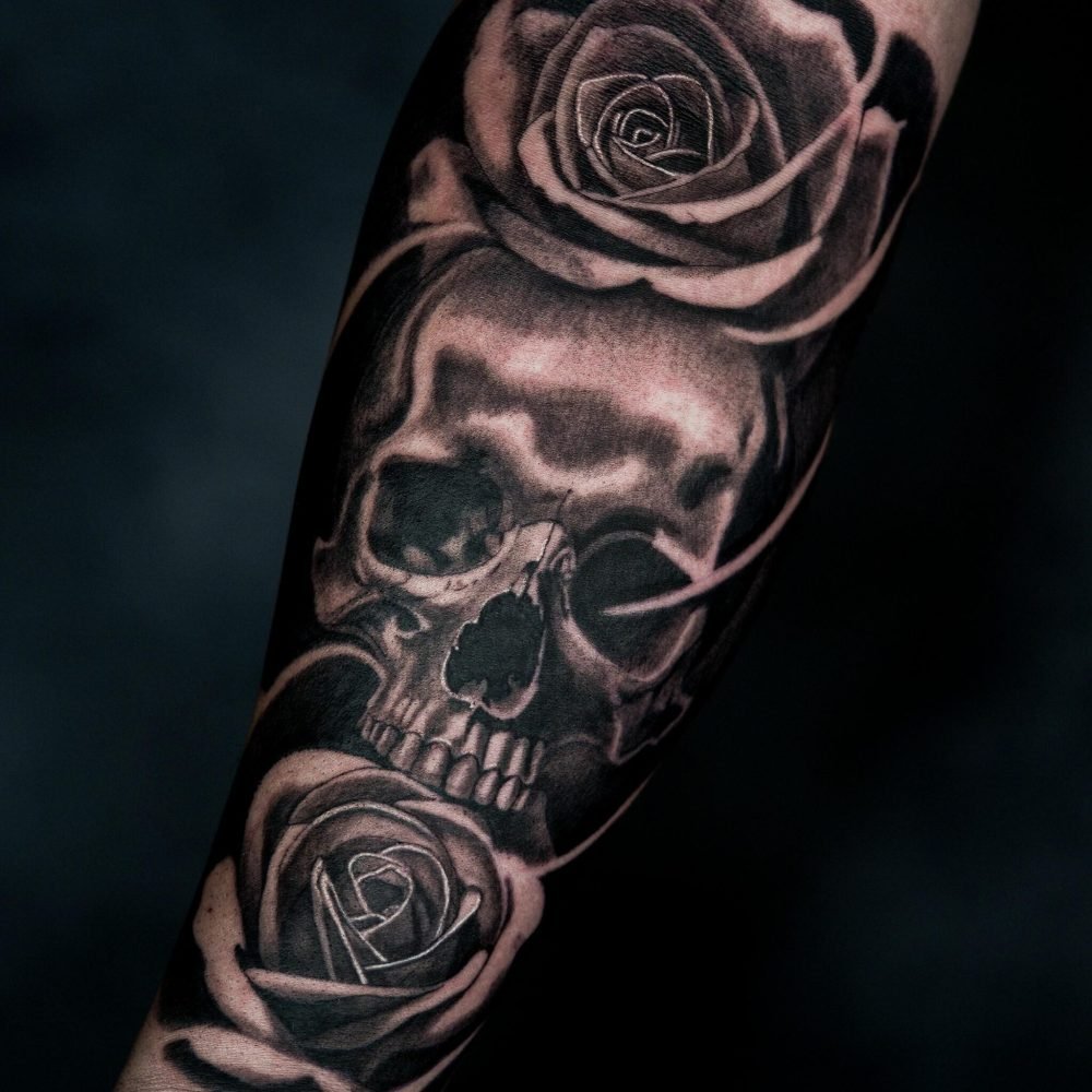 Skull and Rose